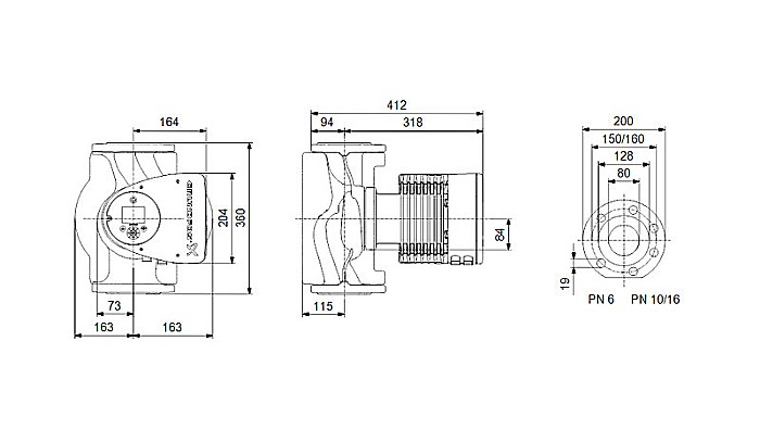 POMPA RECIRCULARE GRUNDFOS MAGNA3 80-120 F 97924310 [3]