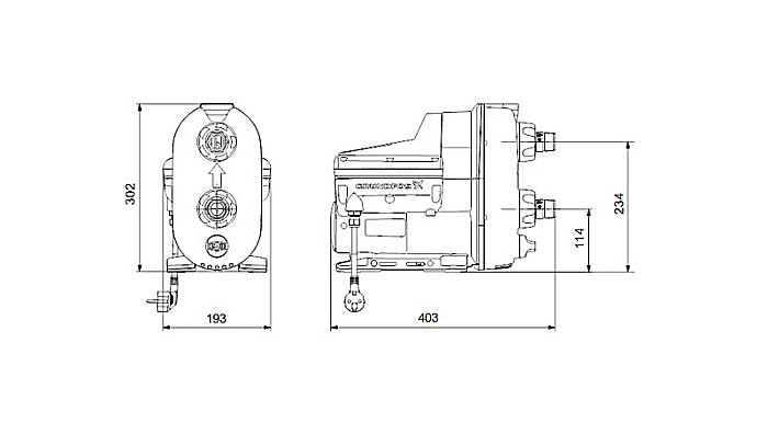 POMPA HIDROFOR GRUNDFOS SCALA 2 3-45 93013252 [3]