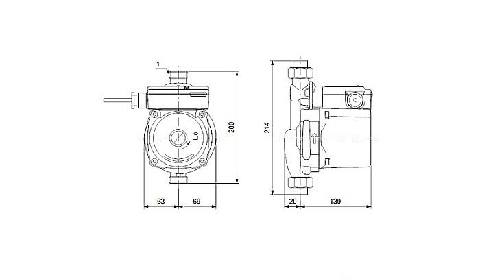 POMPA RIDICARE PRESIUNE APA RETEA GRUNDFOS UPA 15-120 200 99553575 [7]