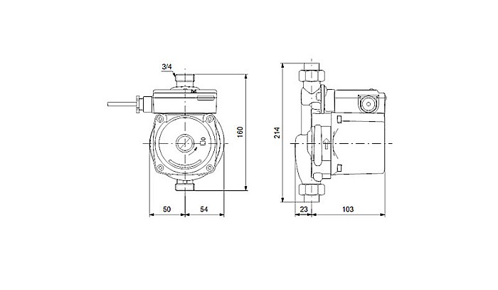 POMPA RIDICARE PRESIUNE APA RETEA GRUNDFOS UPA 15-90 160 99539056 [5]