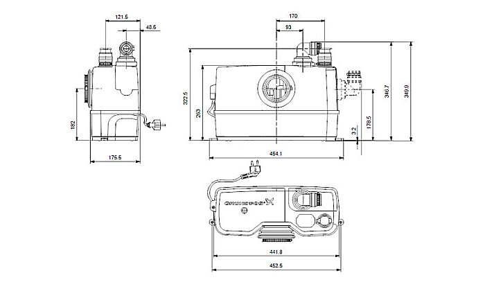 POMPA APA MURDARA CU TOCATOR GRUNDFOS  SOLOLIFT 2 WC-3 97775315 [3]