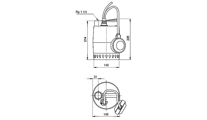 POMPA SUBMERSIBILA DRENAJ GRUNDFOS UNILIFT KP 250 A-1 012H1800 [3]