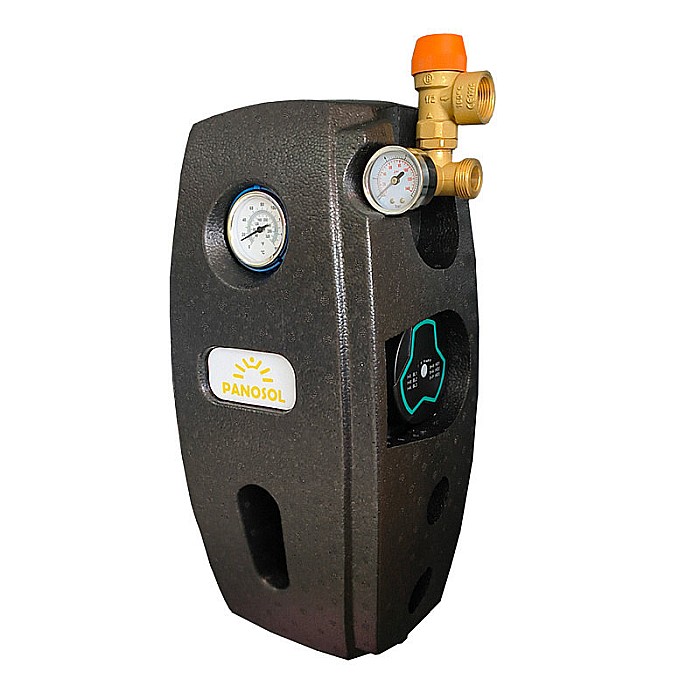 KIT PANOU SOLAR APA CALDA PRESURIZAT 30P CONFORT CU BOILER CU DOUA SERPENTINE 1500L PANOSOL C.430 [4]