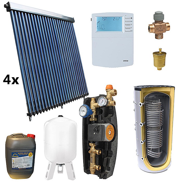 KIT PANOURI SOLARE APA CALDA SI INCALZIRE 100MP PANOSOL C.400 [1]