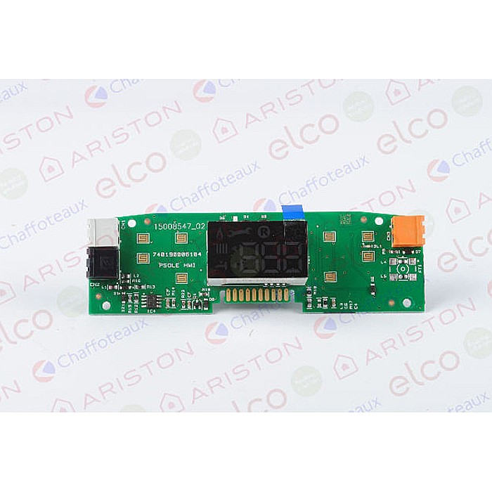 PLACA ELECTRONICA AFISAJ CENTRALA TERMICA CARES 65114213 ORIGINAL ARISTON [2]