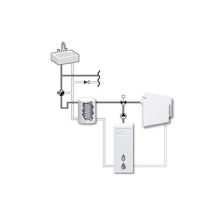 ROBINET CU BILA 3 CAI MOTORIZATE ON/OFF 3/4 FI MBA135-20 ESBE 4310 2100 [2]