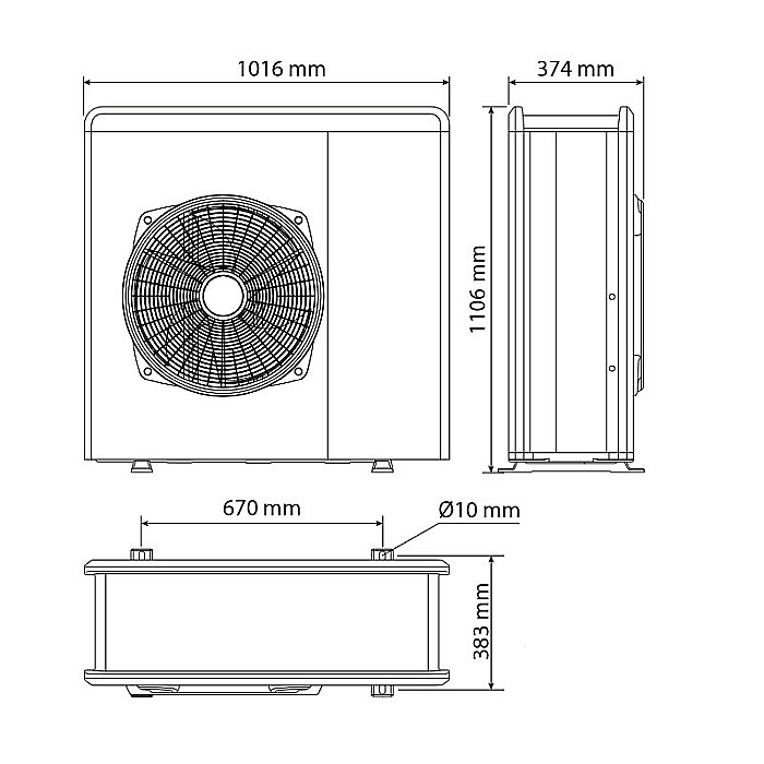PACHET POMPA DE CALDURA ARISTON NIMBUS COMPACT 80 S NET MONOFAZAT 3301894 [10]