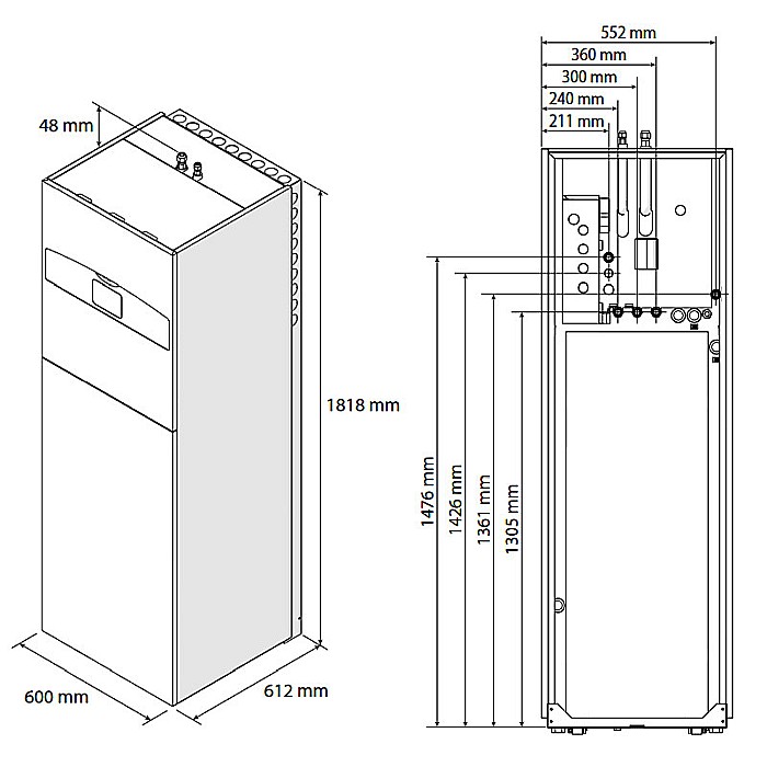 PACHET POMPA DE CALDURA ARISTON NIMBUS COMPACT 150 S NET MONOFAZAT 3302230 [8]