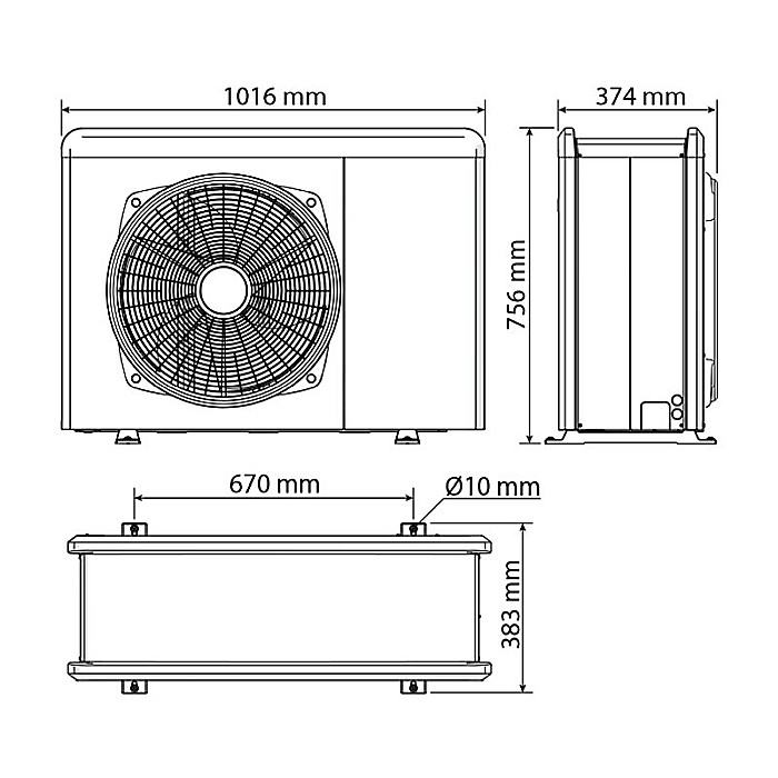 PACHET POMPA DE CALDURA ARISTON NIMBUS COMPACT 50 M NET MONOFAZAT 3301856 [10]
