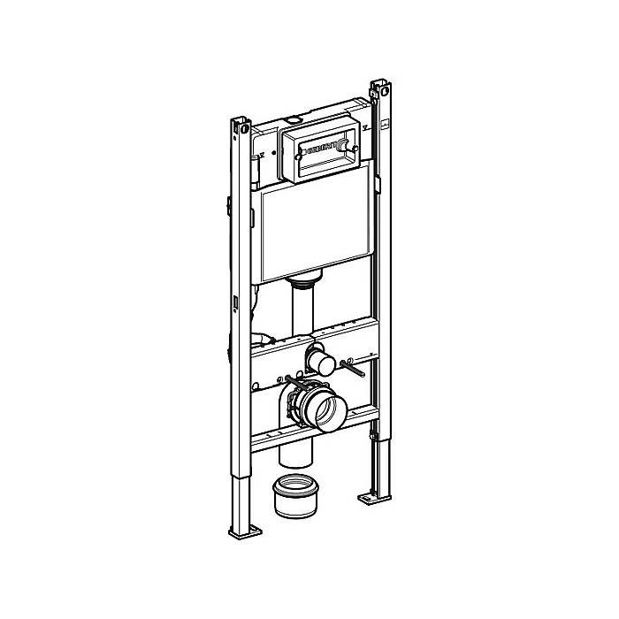 REZERVOR WC INGROPAT DUOFIX DELTA UP320 SET FIXARE FARA CLAPETA GEBERIT [2]