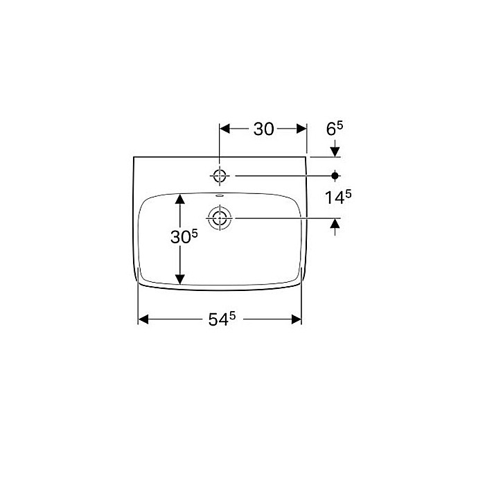 LAVOAR GEBERIT SELNOVA SQUARE ALB 50030011 [3]