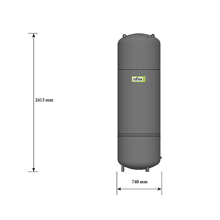 VAS EXPANSIUNE INCALZIRE 1000L N 1000/6 REFLEX [2]