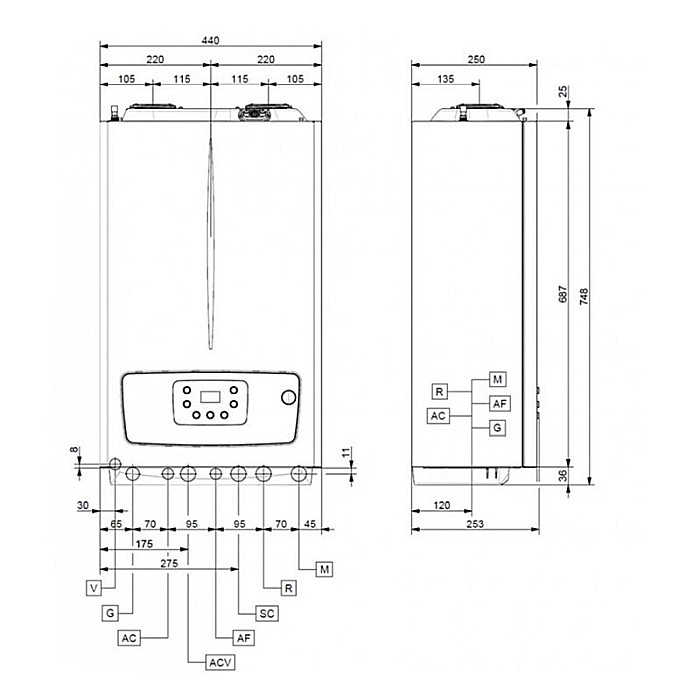 CENTRALA TERMICA PE GAZ IMMERGAS VICTRIX TERA 35 PLUS V2 DOAR INCALZIRE IN CONDENSATIE KIT EVACUARE INCLUS [5]