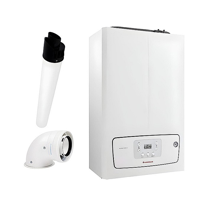 Pachet centrala termica pe gaz Immergas Victrix Tera 24/28 cu stabilizator tensiune si termostat ambient fara fir [2]