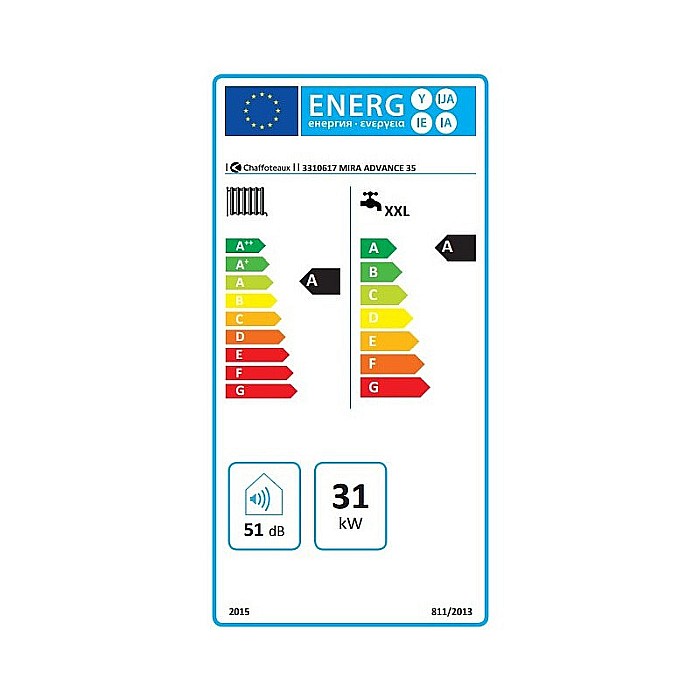 CENTRALA TERMICA PE GAZ IN CONDENSARE CHAFFOTEAUX MIRA ADVANCE 35, KIT EVACUARE INCLUS, 5 ANI GARANTIE [4]