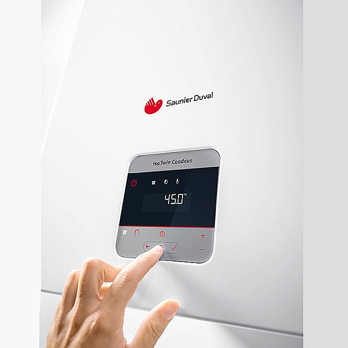 CENTRALA TERMICA IN CONDENSARE SAUNIER DUVAL ISOTWIN CONDENS T26 CU BOILER INCORPORAT 42 L KIT EVACUARE INCLUS [4]