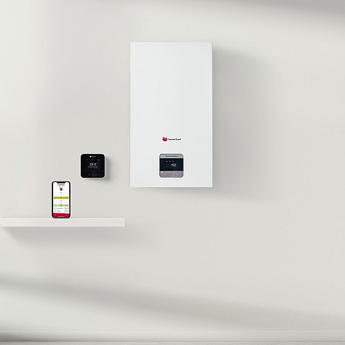 CENTRALA TERMICA PE GAZ IN CONDENSARE SAUNIER DUVAL THEMAFAST CONDENS MA35 KIT EVACUARE INCLUS 6 ANI GARANTIE [3]