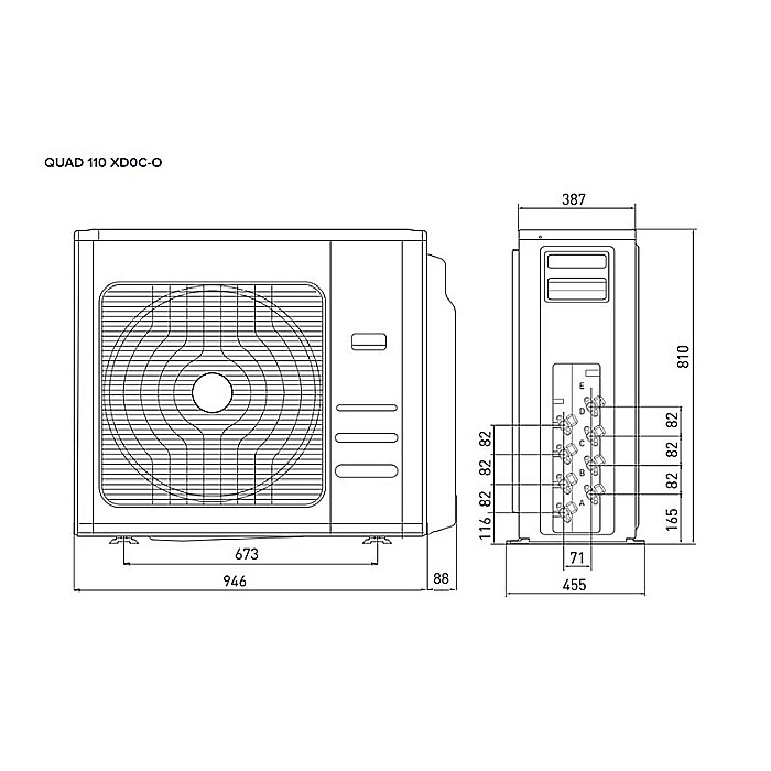 APARAT AER CONDITIONAT QUADRI SPLIT ARISTON PRIOS 110 INVERTER 9000+9000+9000+9000 BTU CLASA A++ ULTRA SILENT [7]
