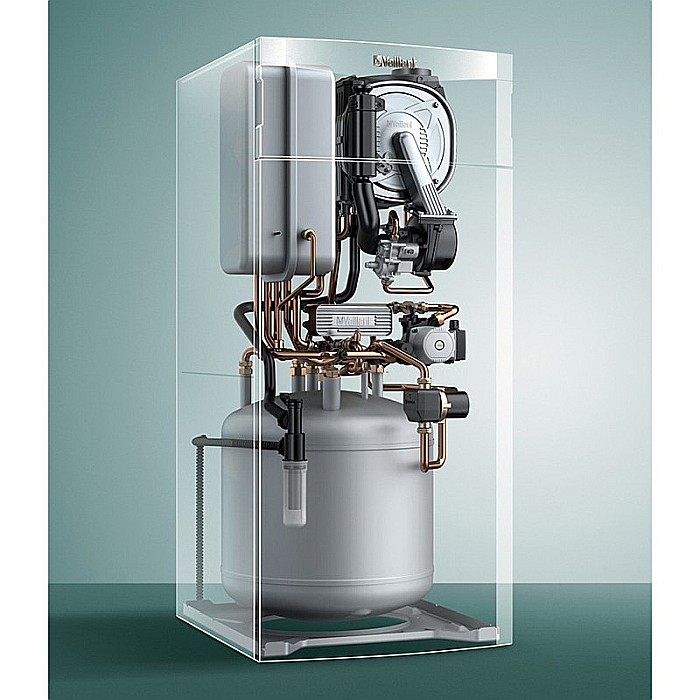 CENTRALA TERMICA PE GAZ IN CONDENSARE VAILLANT ECOCOMPACT VSC 266/4-5 25 KW BOILER INCORPORAT KIT DE EVACUARE INCLUS [4]