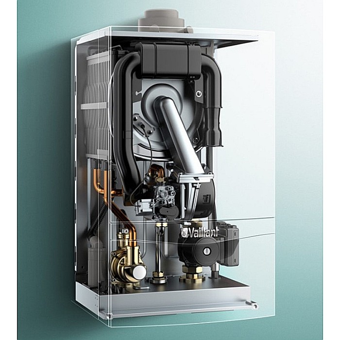 CENTRALA TERMICA PE GAZ IN CONDENSARE VAILLANT ECOTEC PLUS VU INT 486/5-5 48 KW DOAR INCALZIRE KIT DE EVACUARE INCLUS [5]