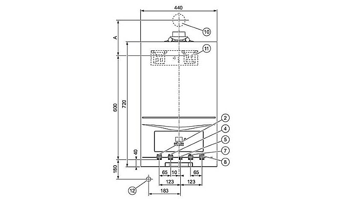 CENTRALA TERMICA PE GAZ IN CONDENSATIE VAILLANT ECOTEC PURE VUW 286/7-2 26.1 KW KIT EVACUARE INCLUS [6]