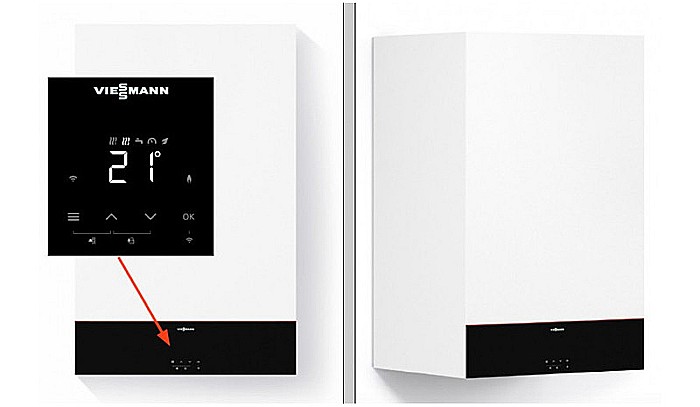 CENTRALA TERMICA PE GAZ IN CONDENSATIE VIESSMANN VITODENS 111-W 32KW CU BOILER INCORPORAT 46L WIFI KIT EVACUARE INCLUS [7]
