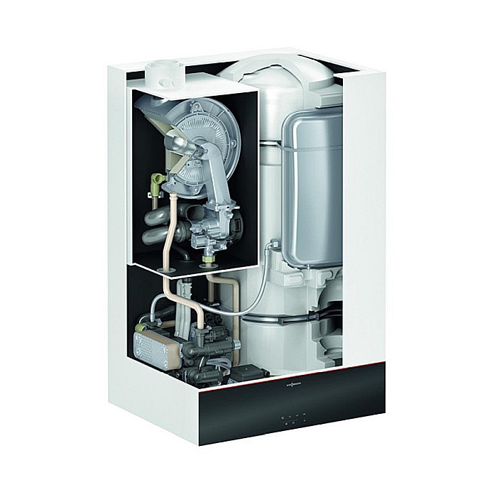 CENTRALA TERMICA PE GAZ IN CONDENSATIE VIESSMANN VITODENS 111-W 32KW CU BOILER INCORPORAT 46L WIFI KIT EVACUARE INCLUS [3]