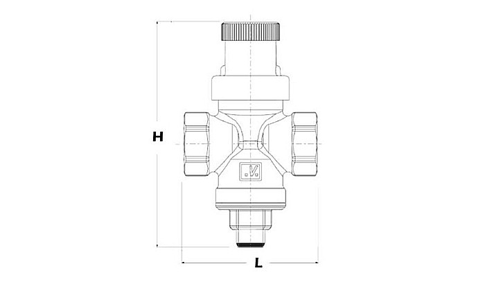 REDUCTOR PRESIUNE APA 3/8 MINIBRASS MALGORANI 105.N [2]