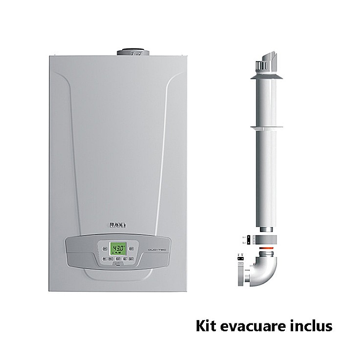 CENTRALA TERMICA PE GAZ IN CONDENSATIE BAXI LUNA PLATINUM+ 24 GA KIT EVACUARE INCLUS [1]
