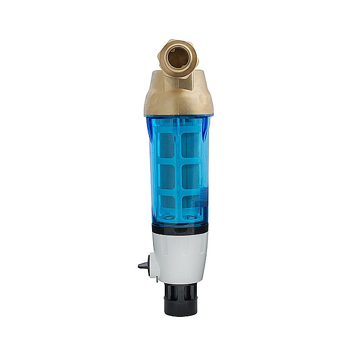 Filtru apa cu purjare 1 FE 8M3/H hol cartus inox 90 Aquapur Valhoh Valrom 87210008040 [2]