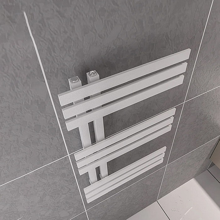 RADIATOR DECORATIV DE BAIE HEKO ELCHE 800X500 ALB TEXTURAT [2]
