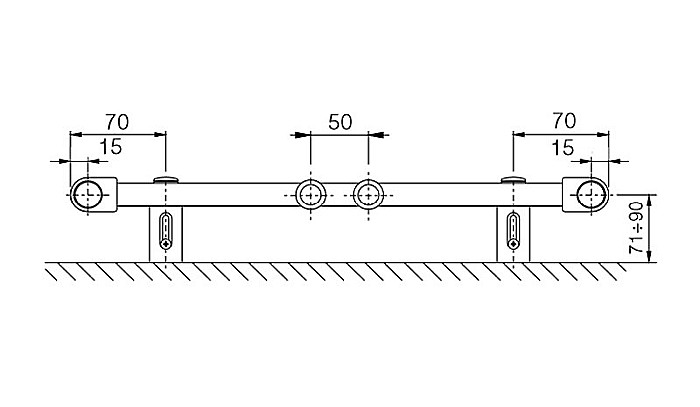 RADIATOR DE BAIE KORALUX LINEAR CLASSIC 1500X600 [3]