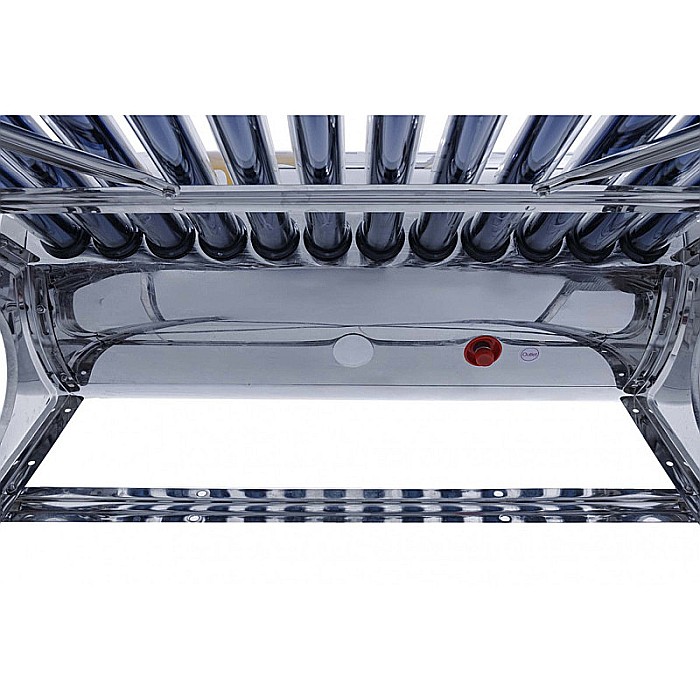 PANOU SOLAR NEPRESURIZAT INSTALSOL 15 TUBURI VIDATE CU BOILER 150 L, SUPORT FIXARE SI REZERVOR FLOTOR [6]