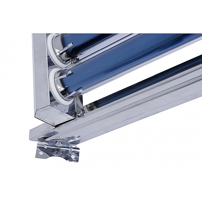 PANOU SOLAR PRESURIZAT INSTALSOL 15 TUBURI VIDATE HEAT PIPE CU BOILER 150 L SI SUPORT FIXARE [6]