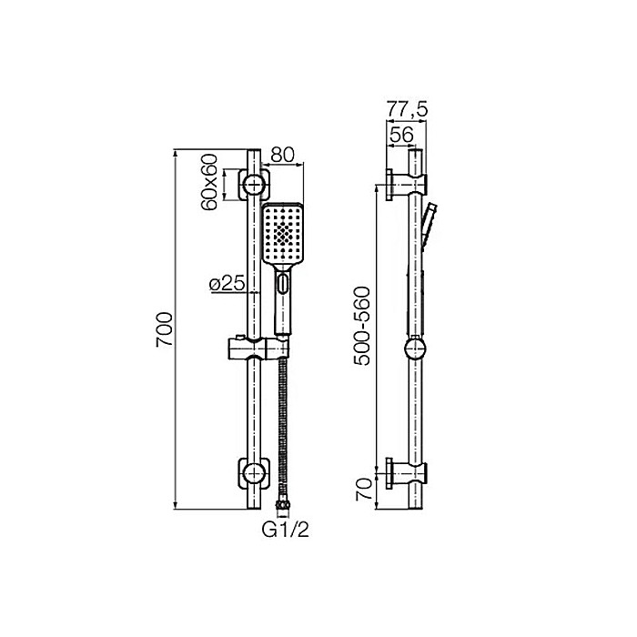 SET DUS BARA + FURTUN + PARA DUS AURIU LOFT VALVEX 2432970 [2]