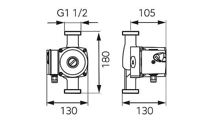 POMPA CIRCULATIE 25-60-180 WEBERMAN/FERRO 0202W [4]