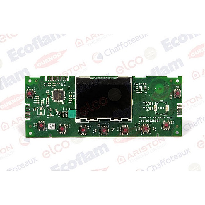 PLACA ELECTRONICA DISPLAY CENTRALA TERMICA ARISTON CLAS B ONE, CLAS ONE ORIGINAL ARISTON 65115776-04 [2]