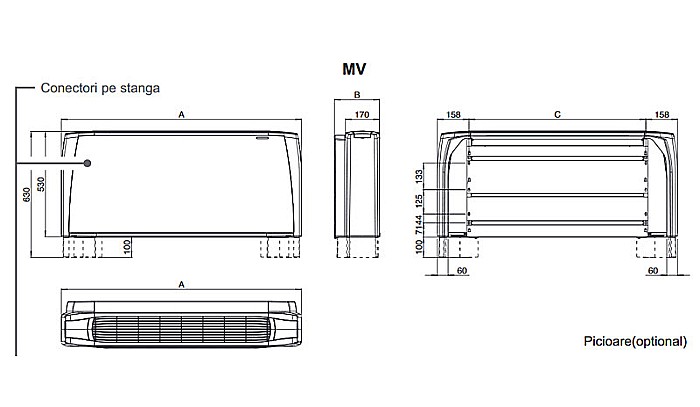 VENTILOCONVECTOR SABIANA CARISMA CRC CARCASAT MV CRC 54 [9]