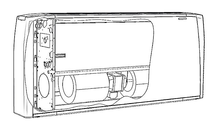 VENTILOCONVECTOR SABIANA CARISMA CRC CARCASAT MV CRC 54 [8]
