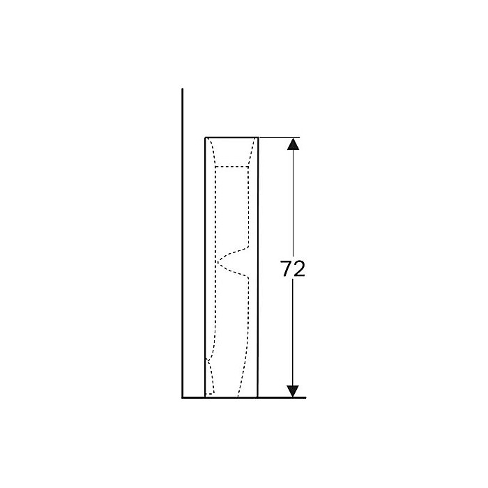 PIEDESTAL GEBERIT SELNOVA SQUARE ALB [4]
