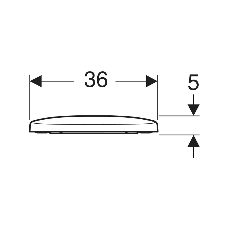 CAPAC VAS WC GEBERIT OVAL SELNOVA SOFTCLOSE ALB [3]