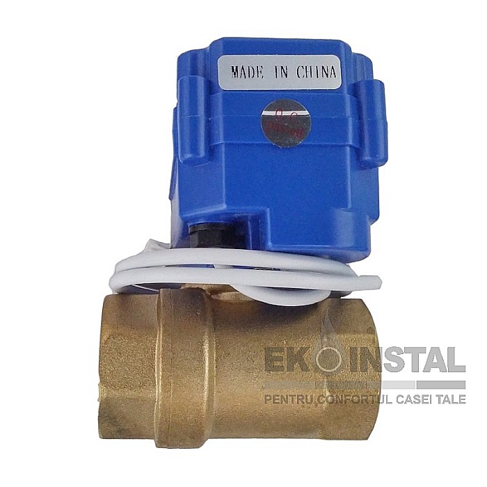 DETECTOR INUNDATIE SERVOVANA CU 2 SENZORI DN25 WLD-807 SANIKIT [4]