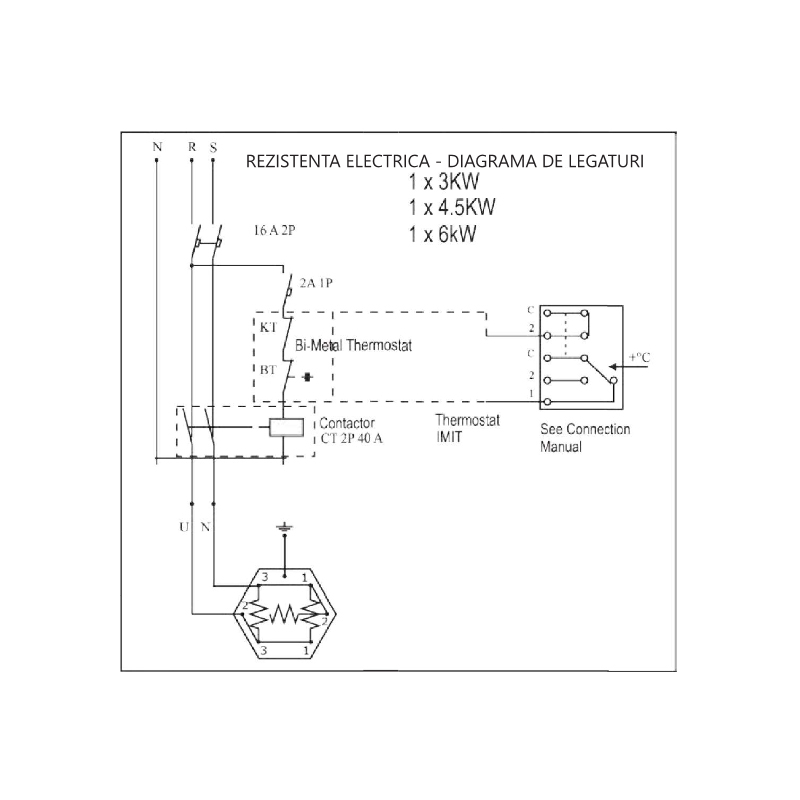 KIT REZISTENTA ELECTRICA 6 KW L=410MM RADOX 171406000005 [3]