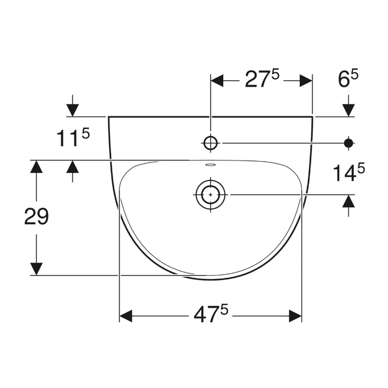 LAVOAR GEBERIT SELNOVA 55 OVAL 50031507 [2]