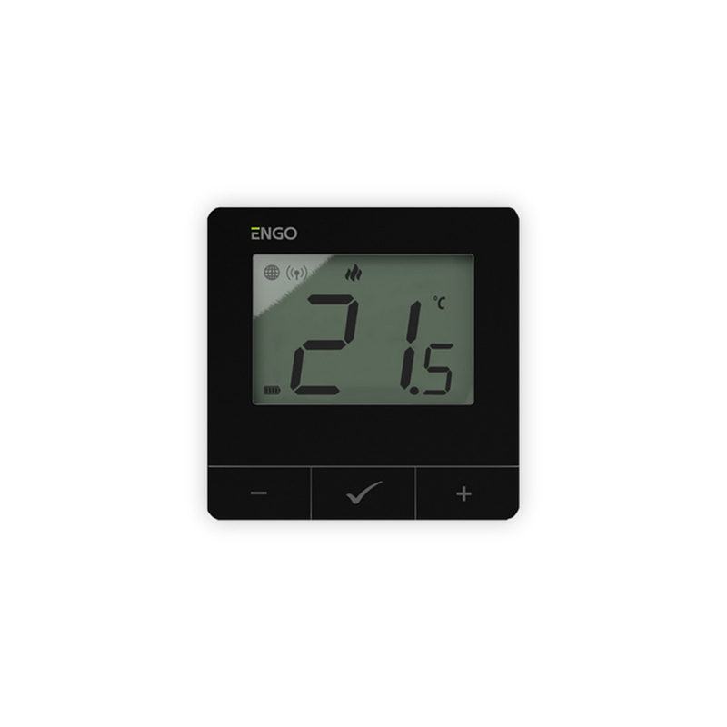 PACHET TERMOSTAT DE AMBIENT CU CONTROL PRIN INTERNET PENTRU 2 ZONE CU 2 POMPE DE CIRCULATIE ENGO NEGRU E20i-B+ECB2-230 [3]