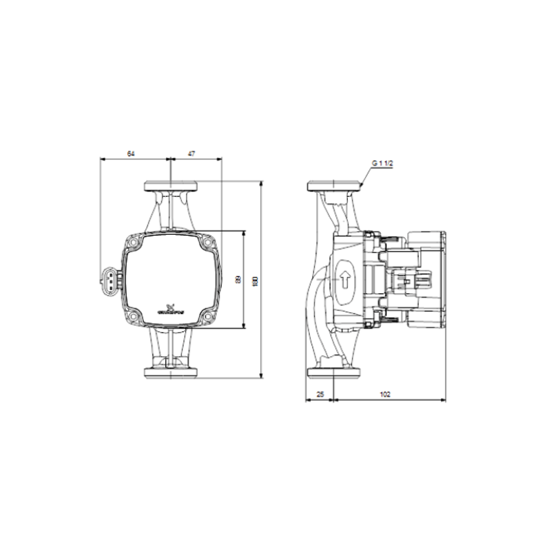 Pompa recirculare Grundfos ALPHA1 25-60-180 93074163 [4]