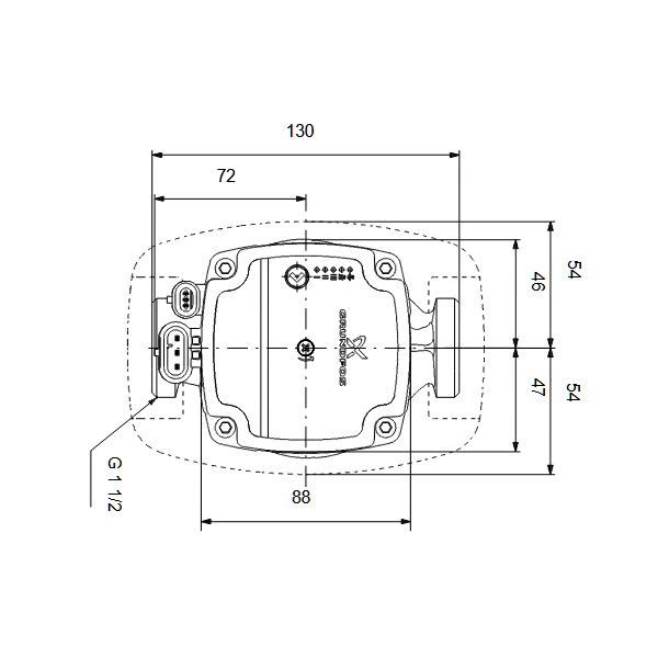 Pompa recirculare pentru incalzire in pardoseala GRUNDFOS ALPHA1 25-60-130 [3]