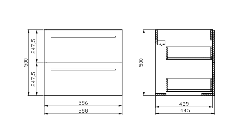 SET MOBILIER BAIE DULAP GRACJA SI LAVOAR ONTARIO  S801-068-DSM CERSANIT [2]