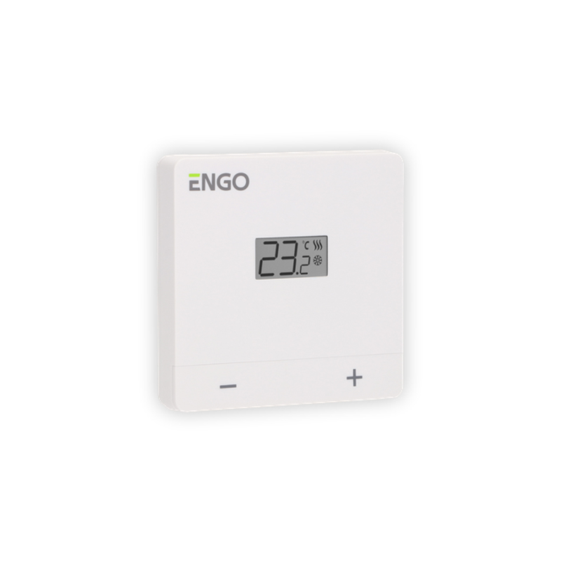 TERMOSTAT DE AMBIENT CU FIR ENGO EASY-BATW ALB [3]