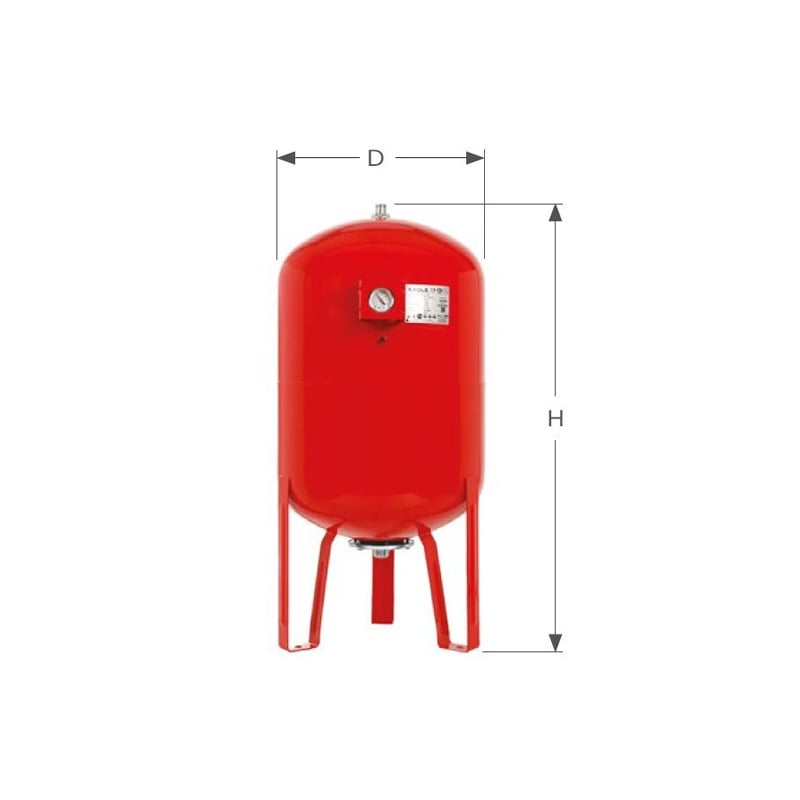 VAS EXPANSIUNE VERTICAL CU PICIOARE 100L EAGLE [1]